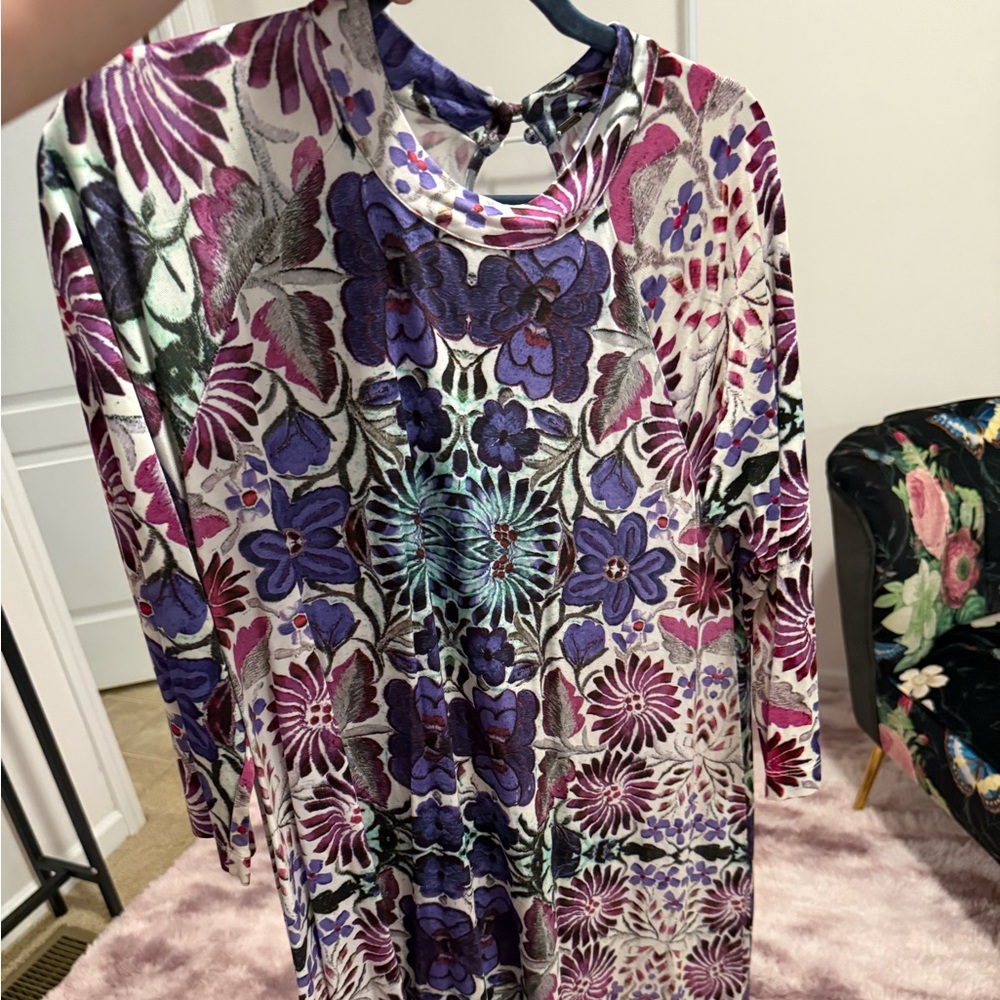Free People Multicolor Floral Top